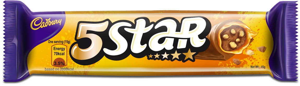 Cadbury Five Star 10gmstdypouchrs-25of - 5 Star Cadbury Price (1600x852), Png Download