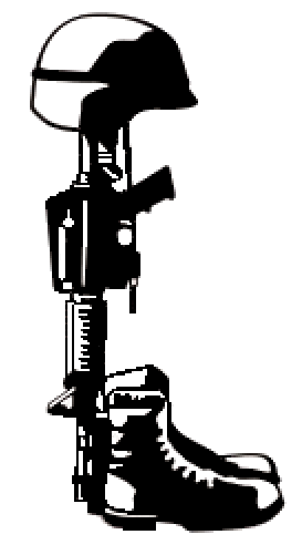 Clip Arts Related To - Boots Rifle Helmet (500x500), Png Download