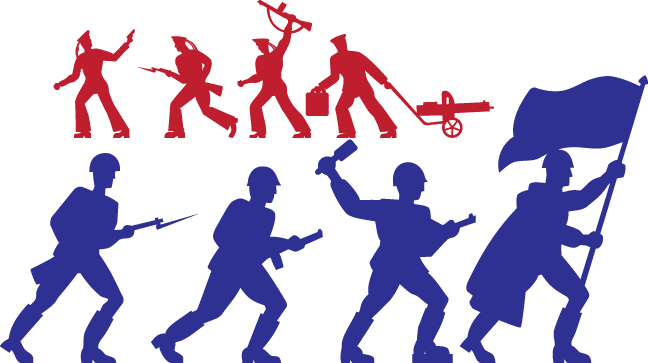529 Toy Soldiers - Human 15 Oz Ceramic Large Mug (600x336), Png Download