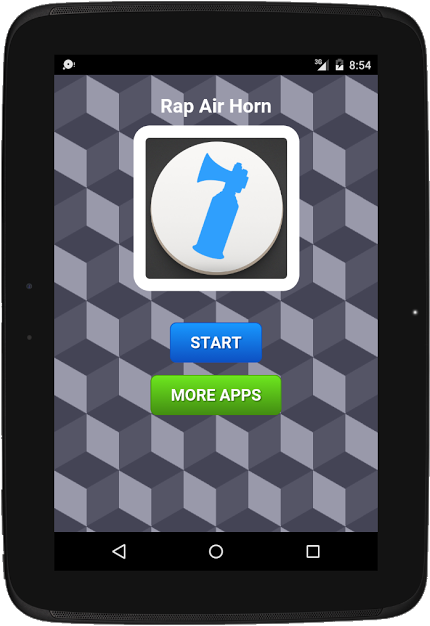 Rap Air Horn Airhorn Button اسکرین شات 2 - Tablet Computer (480x637), Png Download