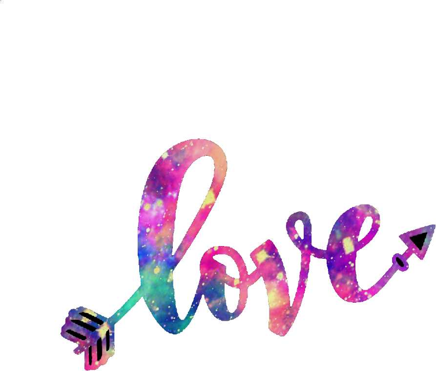 Image Freeuse Stock Ftestickers Love Colorful Pretty - Girly Png (1024x1024), Png Download