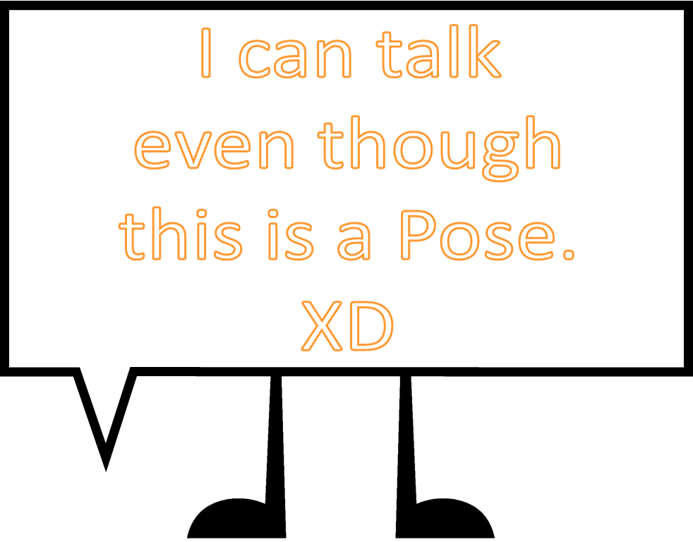 Speech Bubble Pose By Ultrajacob2016-da6gwt7 - Symmetry (982x768), Png Download