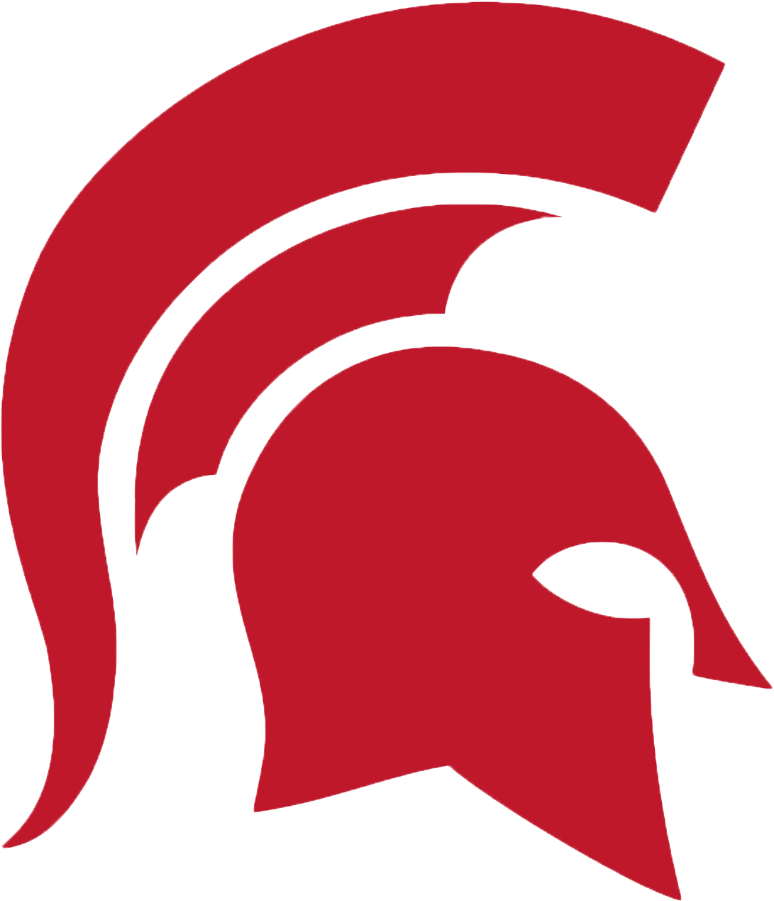 Spartan Helmet Logo - Michigan State Spartans (1274x1273), Png Download