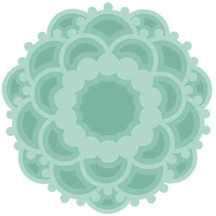 Decorative Doily Svg Scrapbook Cut File Cute Clipart - Scrapbooking (432x432), Png Download