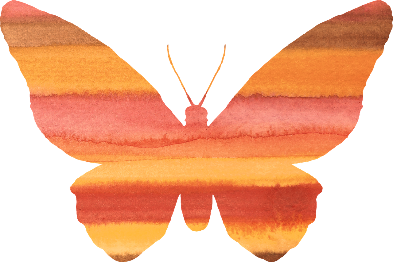 Yellow Butterfly Png (1280x854), Png Download