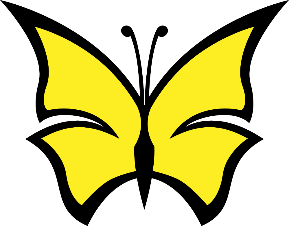 Butterflies Clipart Color - Blank Comic Panelbook: Template Strips Notebook Small (999x781), Png Download