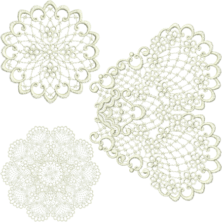 Sue Box Creations - Doily (450x450), Png Download