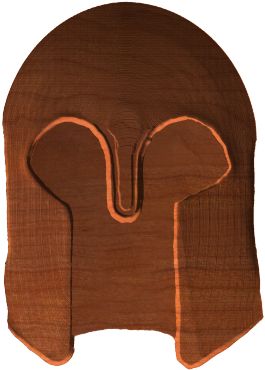 Spartan Helmet - Chair (430x430), Png Download