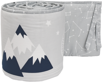 Lolli Living 2 Piece Cot Bumper Traveller Collection - Bumper 2 Piece (480x480), Png Download