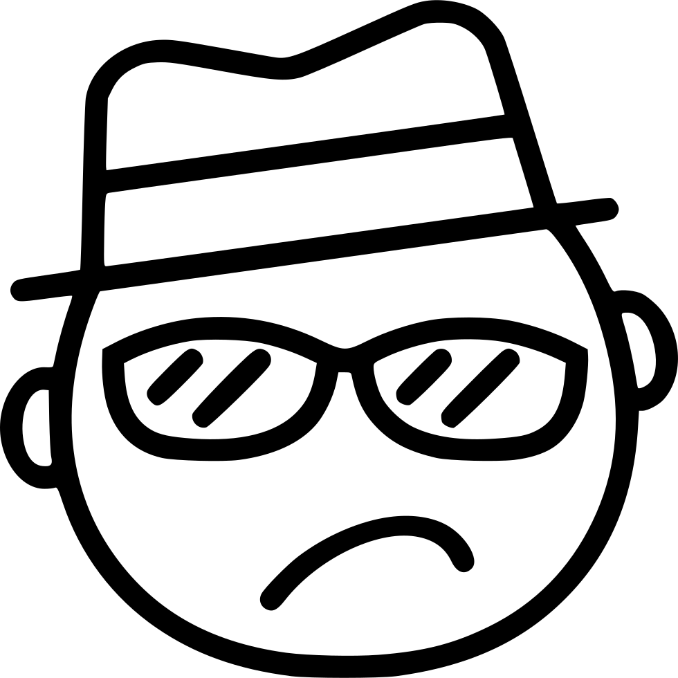 Top Secret - - Silly Face Icon Png (980x980), Png Download