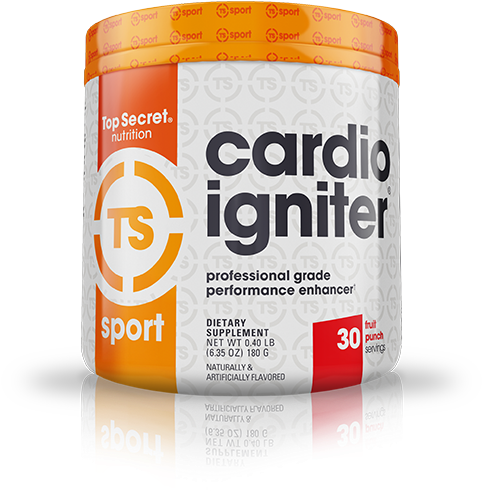 Top Secret Nutrition Cardio Igniter Pre-workout - Top Secret Nutrition Cardio Igniter - 30 Servings Pineapple (510x581), Png Download