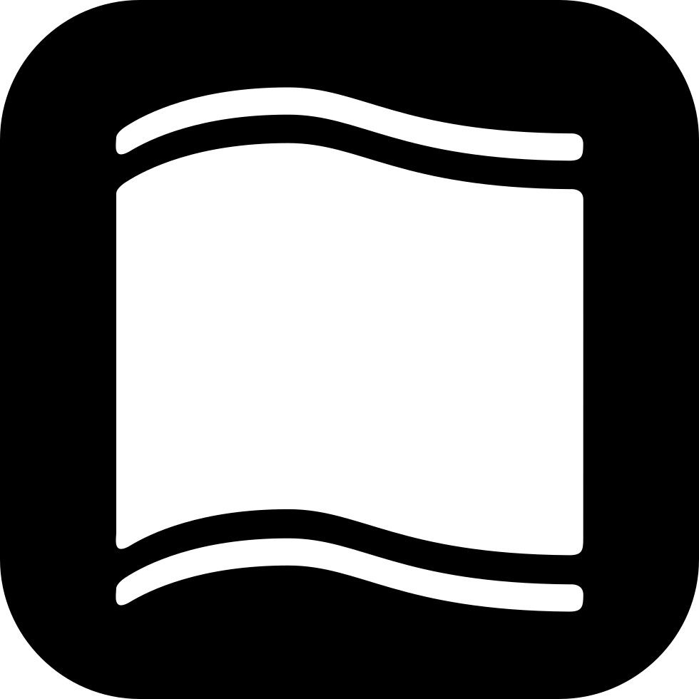 Ribbon With Lines Border In A Rounded Square Comments - Vector Graphics (980x980), Png Download