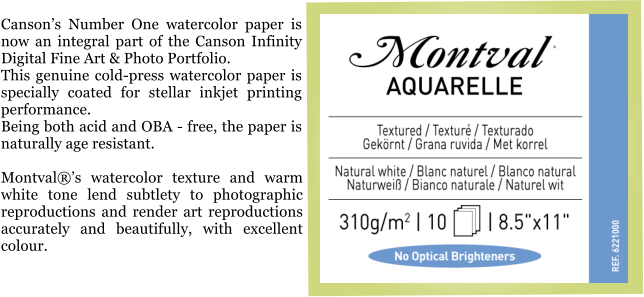 Canson's Number One Watercolor Paper Is Now An Integral - Canson Infinity Arches Aquarelle Rag 310gsm A4 10 Sheets (644x297), Png Download