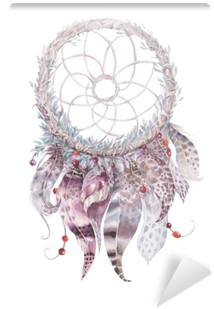 Isolated Watercolor Decoration Bohemian Dreamcatcher - 3drose Anne Marie Baugh - Quotes - Dream Big In A Watercolor (400x400), Png Download