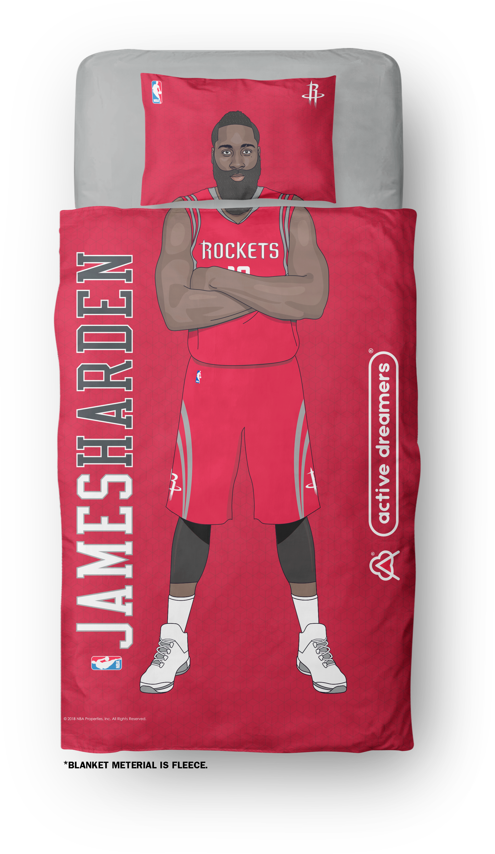 James Harden "signature Series" Blanket - Fictional Character (4000x4000), Png Download