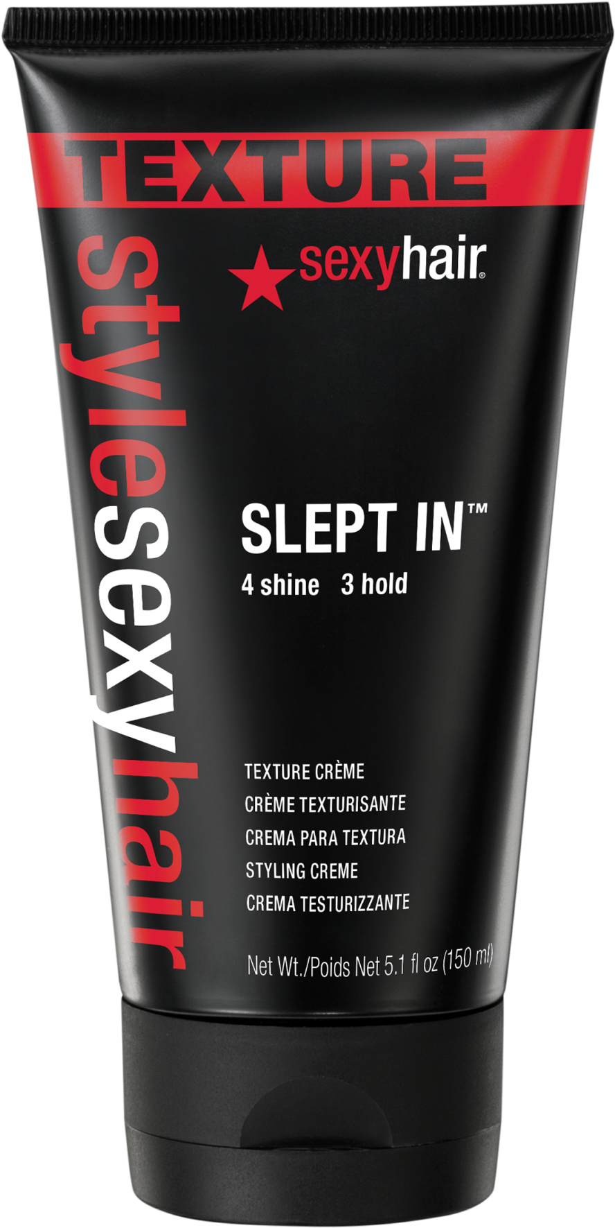 Slept In Texture Crème - Sexy Hair Style Slept In Hair Cream 150ml (1170x1770), Png Download