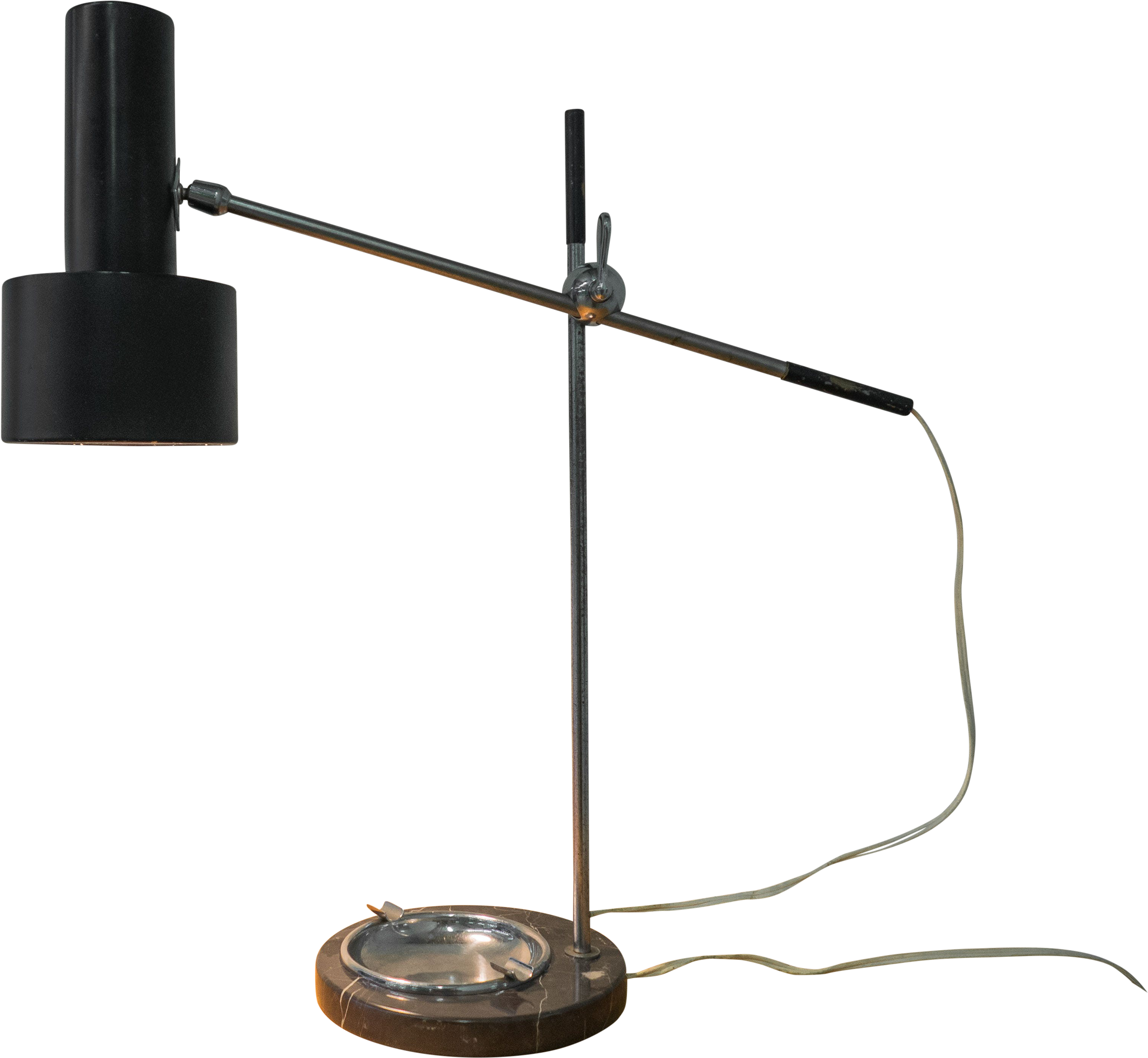 Vintage Desk Lamp With Ashtray - Lamp (3362x3362), Png Download
