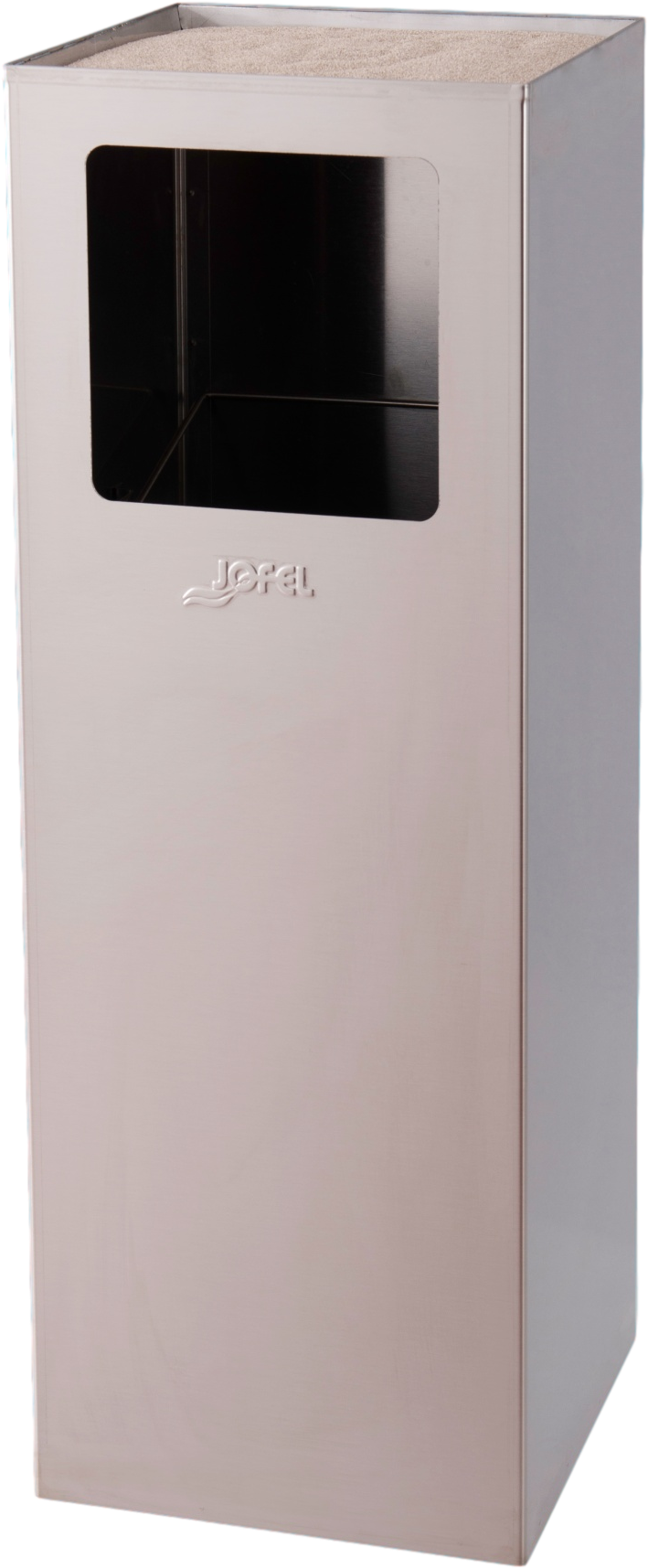 Png Image - Papelera Cuadradar Inox Con Cenicero Arena (2048x2048), Png Download