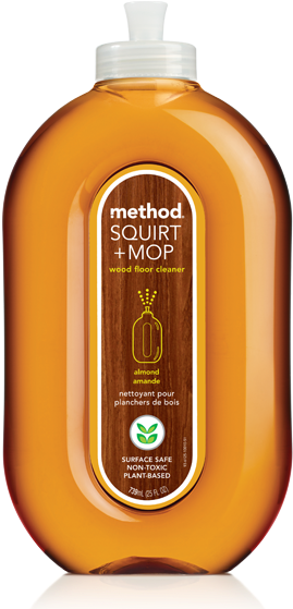 Squirt Mop Wood Floor Cleaner - Method Floor Cleaner (322x558), Png Download