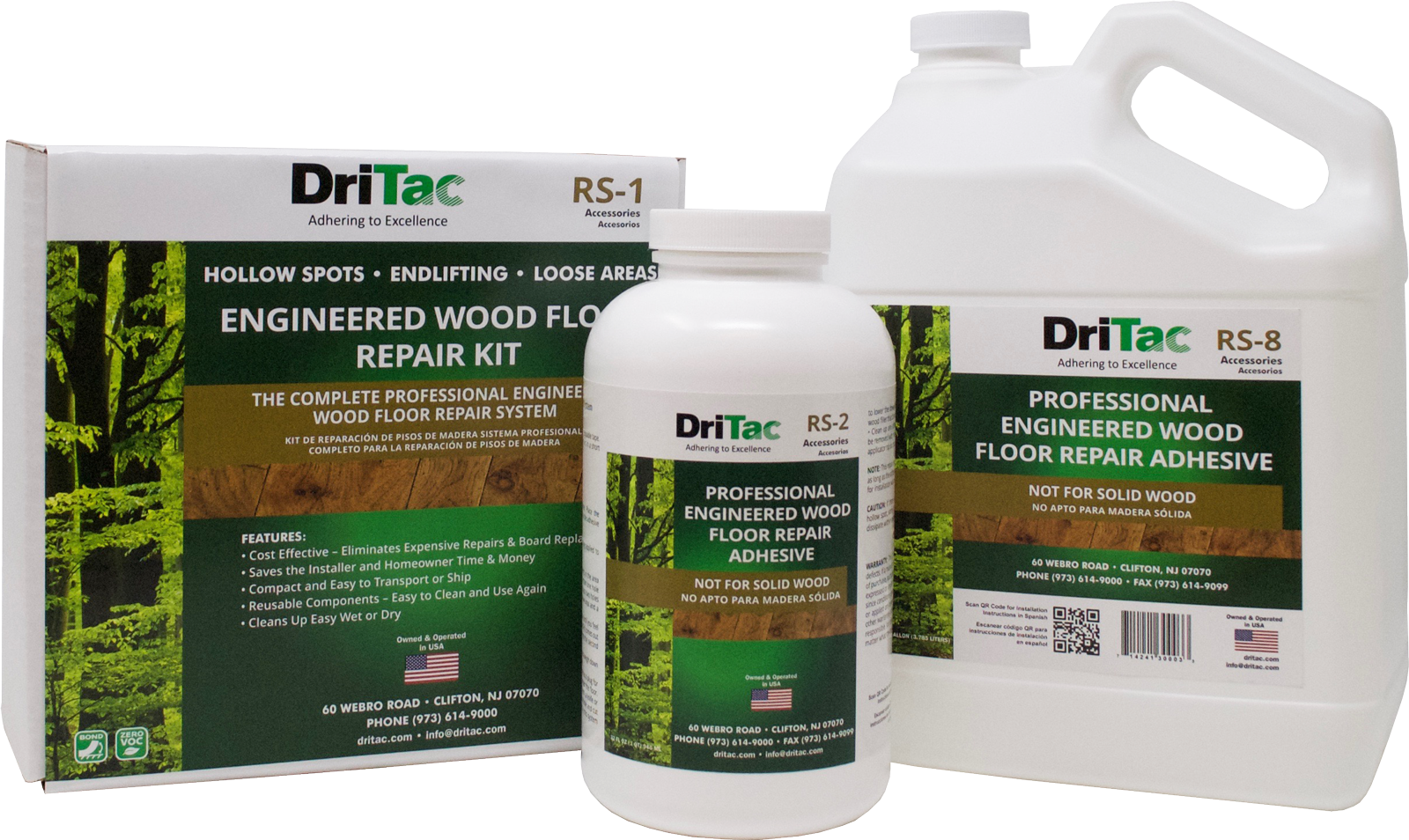 Dritac Engineered Wood Floor Repair Kit - Dri Tac Flooring Products Llc (1600x954), Png Download
