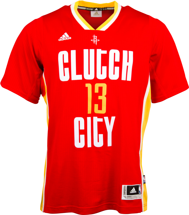 Adidas Houston Rockets James Harden "clutch City" Swingman - Stupid Tshirts (740x740), Png Download
