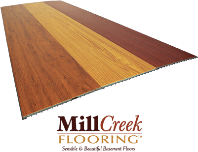 Millcreek™ Basement Faux Wood Flooring - Millcreek Flooring (420x341), Png Download