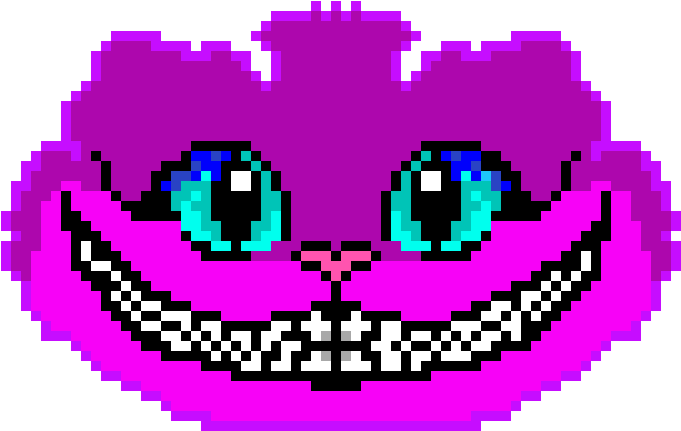 Cheshire Cat - Batman Punto De Cruz (740x470), Png Download