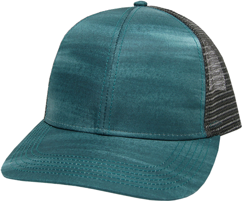 Marine Blue Brushstroke Trucker - Baseball Cap (500x397), Png Download