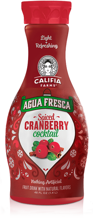 Tags » Agua Fresca - Califia Farms Agua Fresca Cocktail, Spiced Cranberry (300x735), Png Download