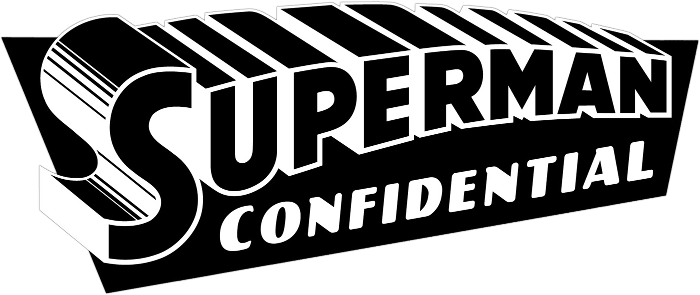 Superman Confidential Logo - Superman Black Logo Png (1400x591), Png Download