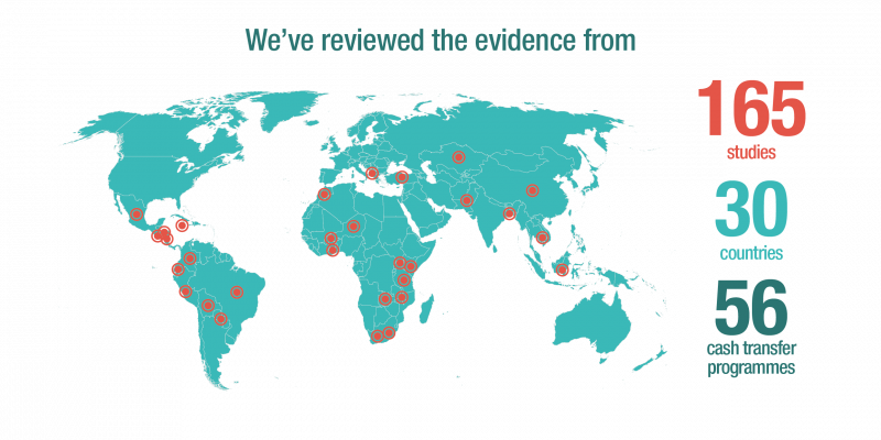 Overview Of Evidence Base For The Report - Red Cross And Crescent Map (800x400), Png Download