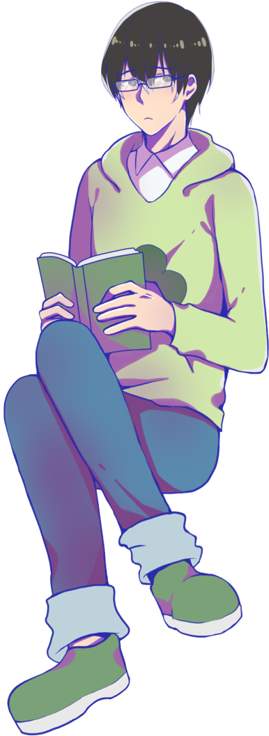 Image Choromatsu By Hairgreentea D9krkpk Png Yandere - Cartoon (1024x1065), Png Download