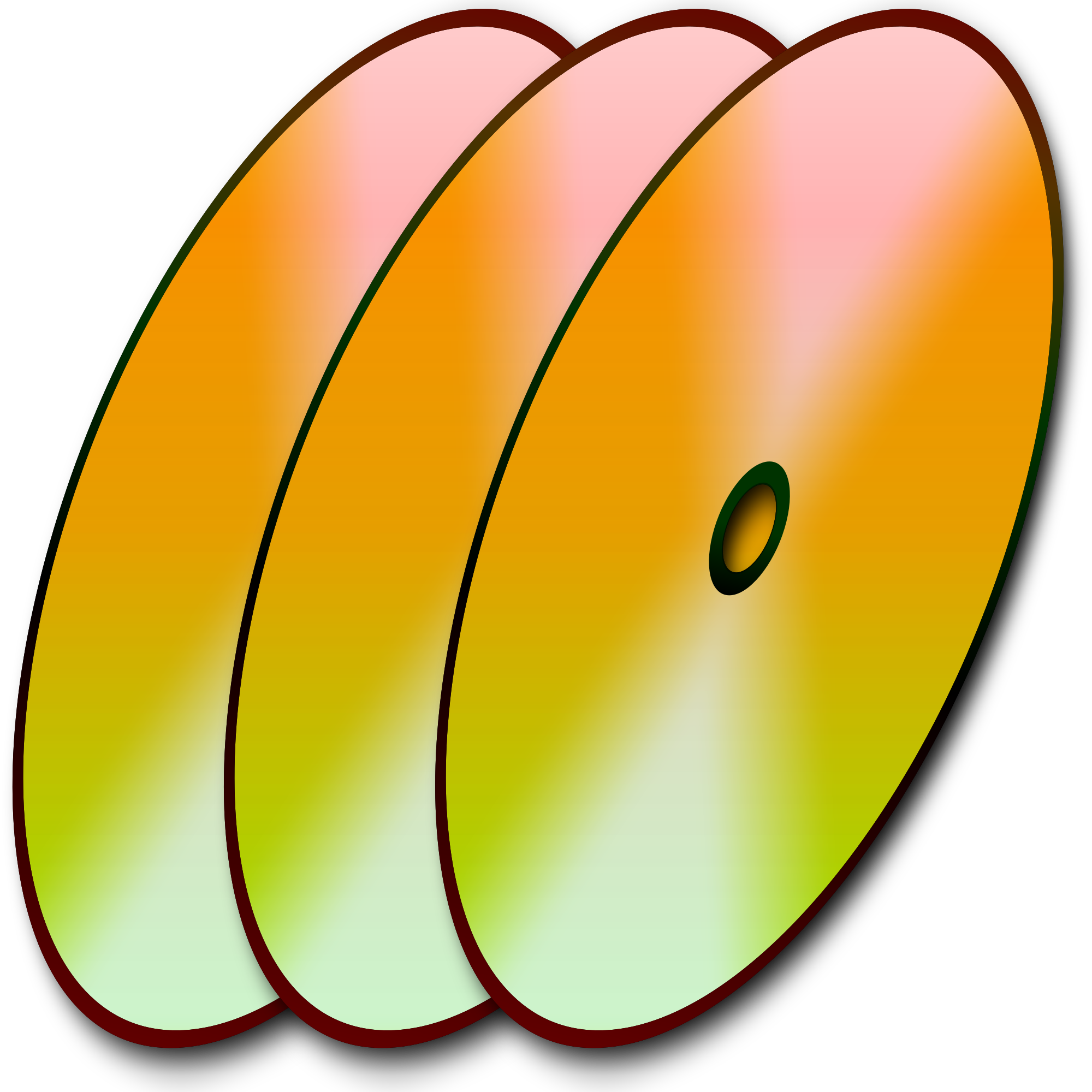 Triple Diamond Record Icon - Circle (2000x2000), Png Download