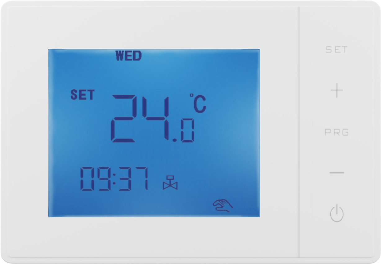 Touch Thermostat 24/7 Room Controller 3a - Display Device (1333x1000), Png Download
