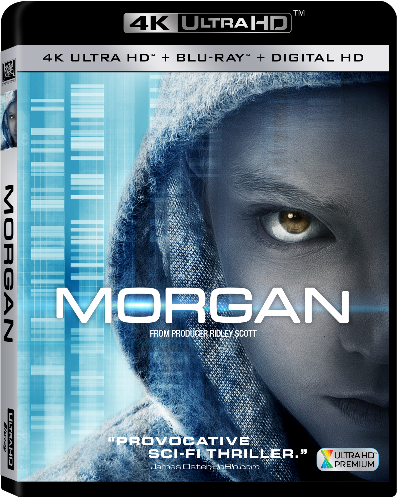 Uhd Blu-ray - Morgan Dvd (1800x2400), Png Download