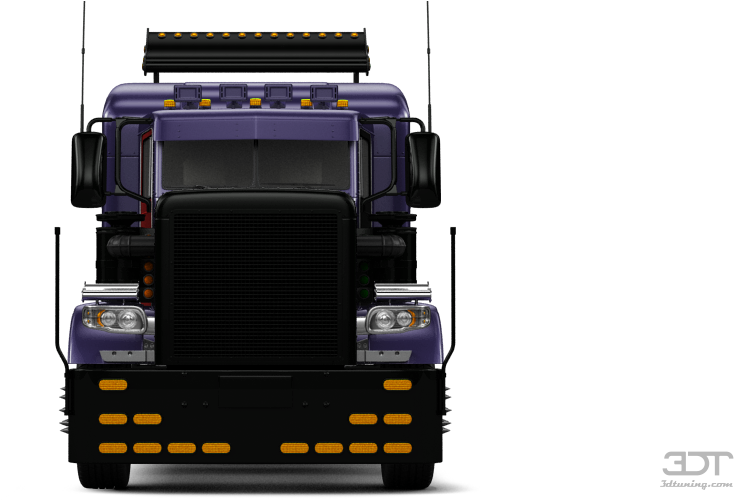Peterbilt 359 Truck - Trailer Truck (1004x500), Png Download