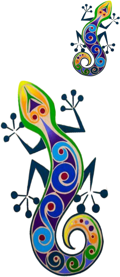 Gecko Men's Printed Kurta - Illustration (476x1040), Png Download