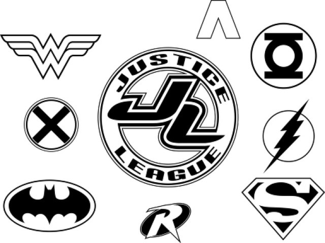 Premier League Clipart Logo - Justice League (640x480), Png Download