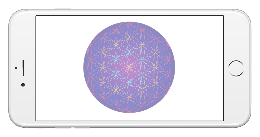 Blossoming Lotus - Circle (1021x541), Png Download