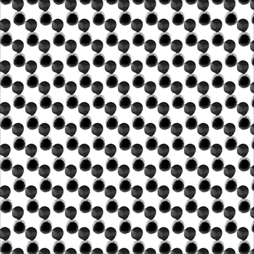 Black Watercolor Dots (864x864), Png Download