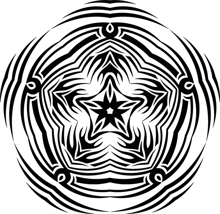 Computer Icons Black And White Dragon Line Art - Tribal Dragon (769x750), Png Download