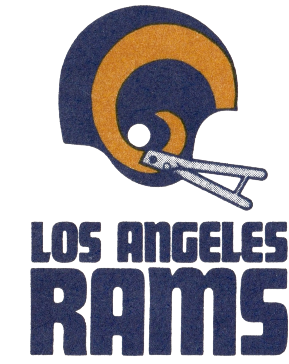 1983 Los Angeles Rams Vintage Helmet Tagged "apparel" - Poster (1024x1200), Png Download