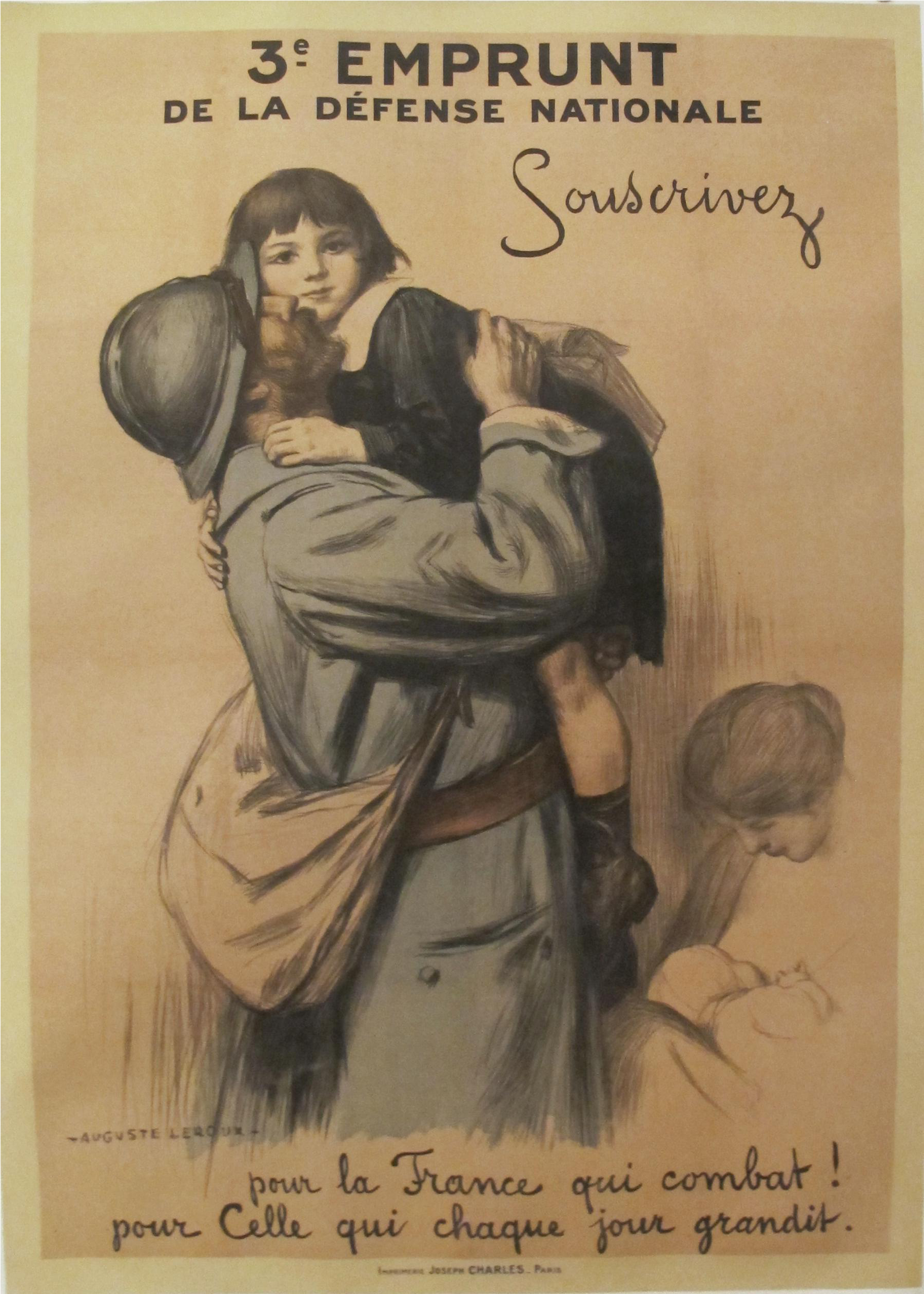 French Vintage Ww Poster E Emprunt - French Ww1 War Bonds (2000x2800), Png Download