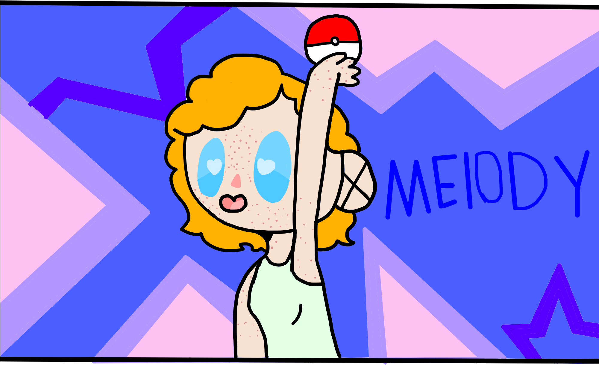 Melody Battle Card - Cartoon (2000x2000), Png Download