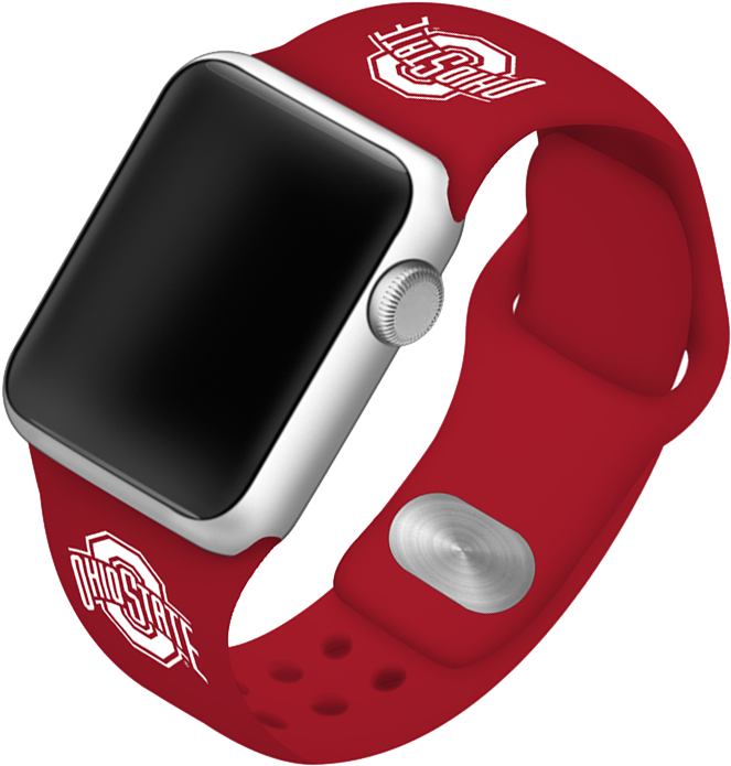 Ohio State University Buckeyes Silicone Sport Band - Cavs Apple Watch Band (800x800), Png Download