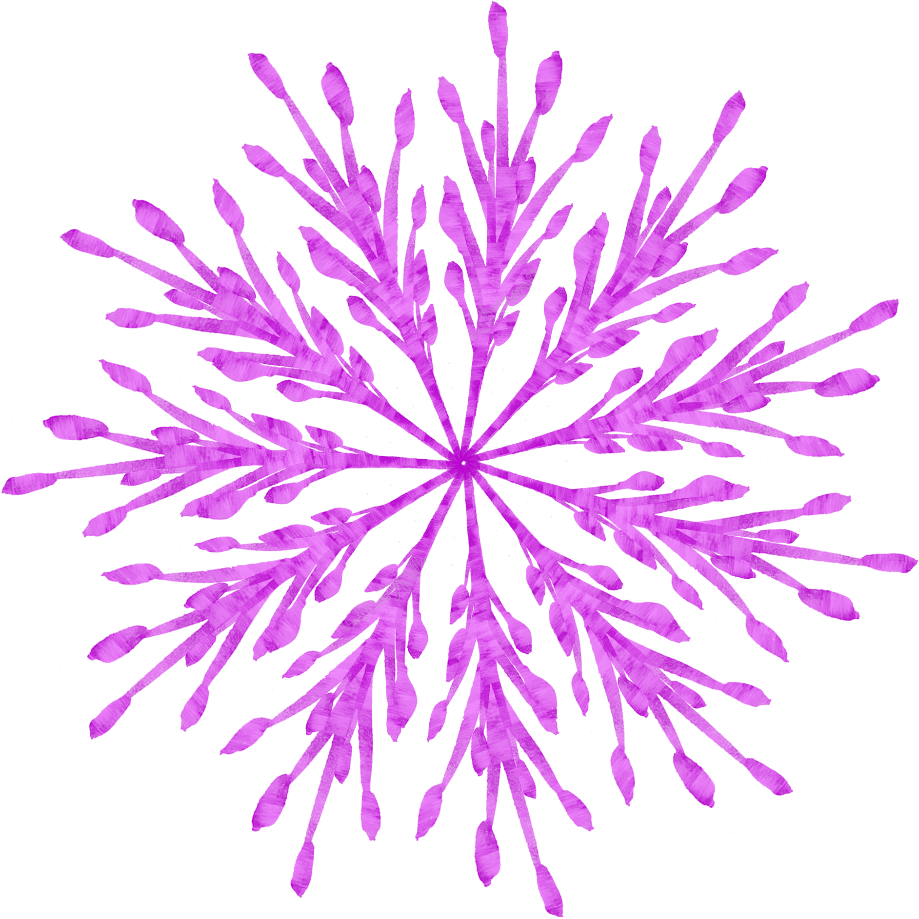 Watercolor Flowers, Minimalist - Horoscope (2000x2000), Png Download