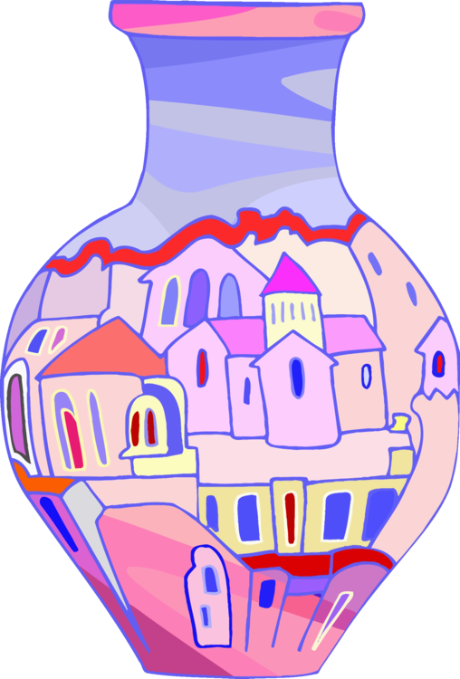 Vase Greek Pottery Jug Ceramic - Vase Decoration Clip Art (508x750), Png Download