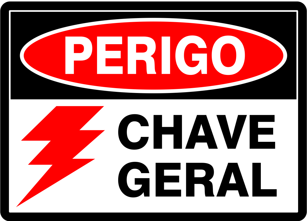 Placa Perigo - Placas De Perigo (1070x770), Png Download