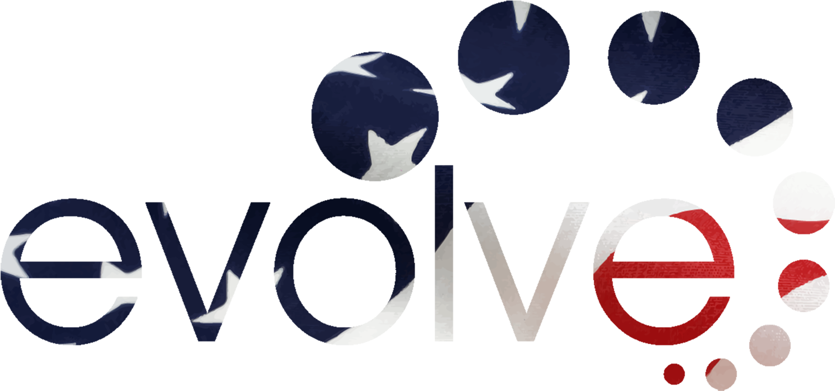 Evolve American Flag Web - Graphic Design (3000x1429), Png Download