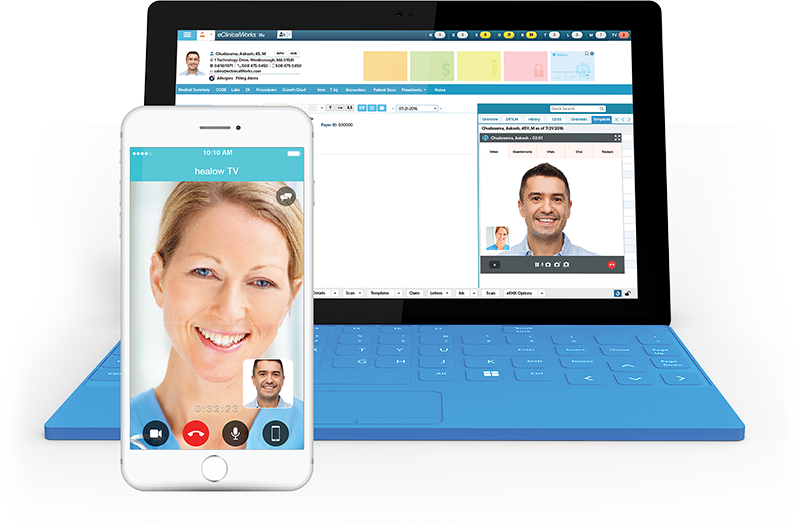 Televisits - Healow Televisits (800x525), Png Download